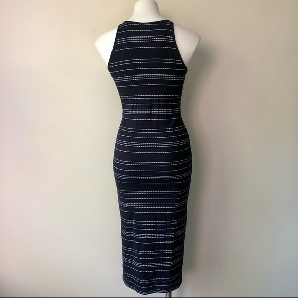 ATHLETA Sunkissed Midi Tank Dress in Broken Stripe XS - Picture 8 of 9